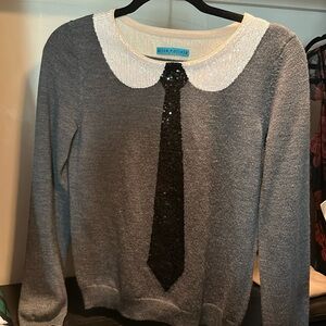 Alice + Olivia Delrey tie sweater size S